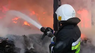 В новогодние праздники красноярские огнеборцы потушили 216 пожаров