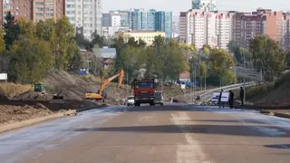 Транспорт поедет по новой развязке в Красноярске на Николаевском проспекте с середины октября
