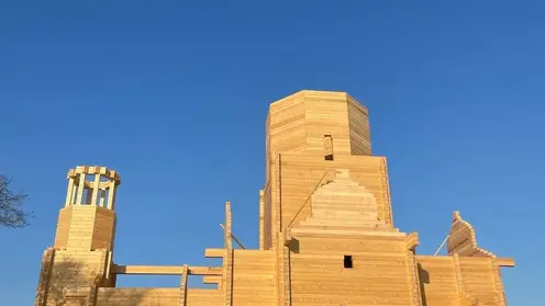 В Красноярске завершили возведение стен Храма на Стрелке